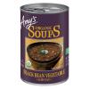Amys Soup, Vegan Black Bean Vegetable Soup, Low Fat, Gluten Free, Made With Organic Vegetables, Canned Soup, 14.5 Oz view 1