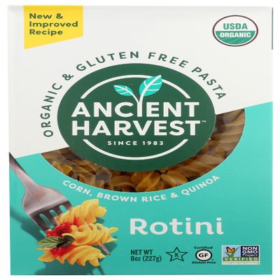 Ancient Harvest Quinoa Pasta, Rotelle, 8 Ounce