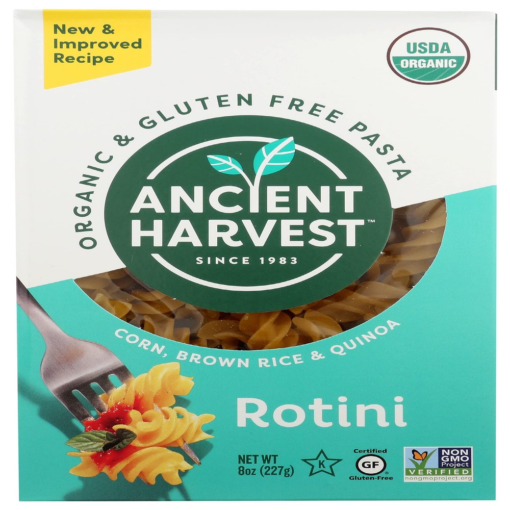 Ancient Harvest Quinoa Pasta, Rotelle, 8 Ounce