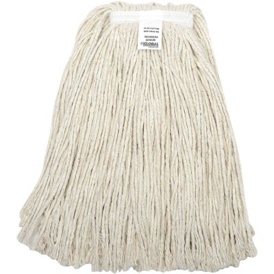 24 oz. Cut-End Mop Head, Cotton, 4Ply, Narrow Band