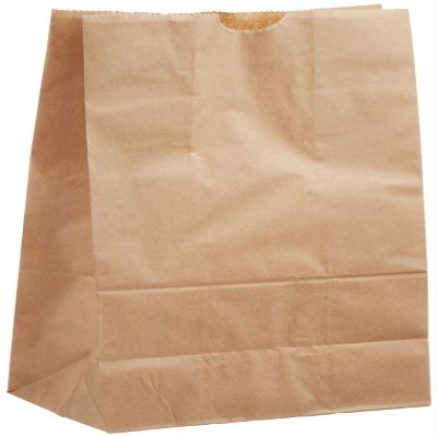Shimojima Heiko Paper Bags, Square Bottom Bags, No.4, Craft, 5.1 x 3.1 x 9.3 inches (13 x 8 x 23.5 cm), 100 Sheets