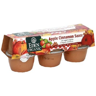Santa Cruz Organic Apple Cinnamon Sauce Cups, 4 oz, 6 ct