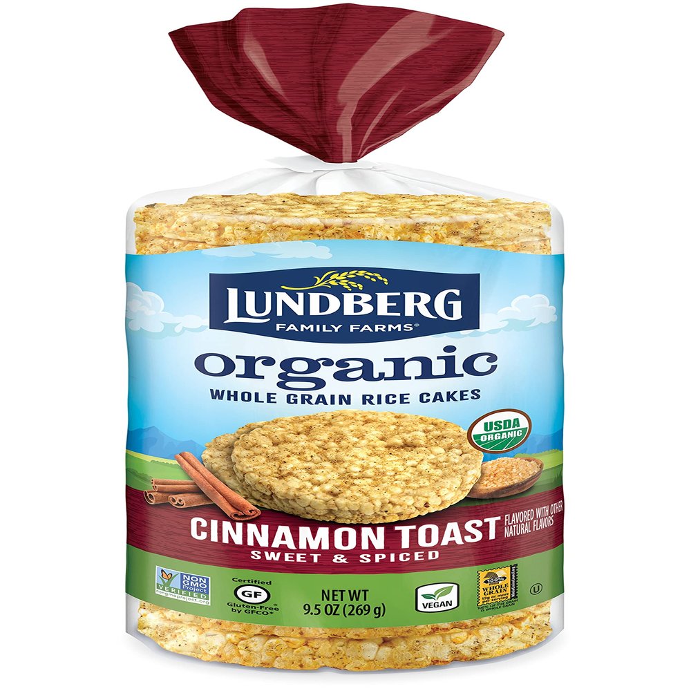 Lundberg Organic Cinnamon Toast Rice Cake, 9.5 oz