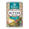 Eden Organic Butter Beans, 15 oz Can view 1