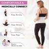 GABRIALLA Pregnancy Belly Band - Strong Support, 8" Wide, Made In USA, White (Large) view 3