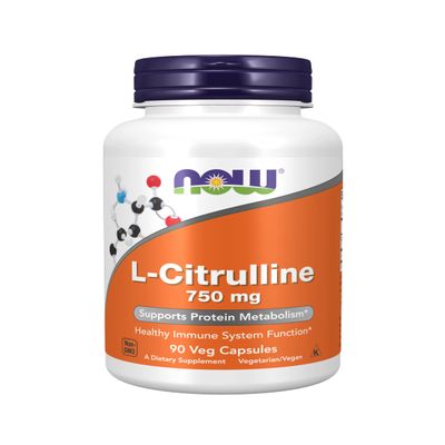 NOW Foods CITRULLINE 750MG 90 VCAPS