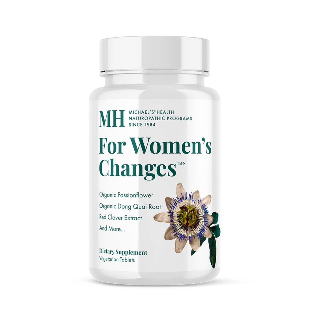 Michael's Health Naturopathic Programs for Womens Changes - 90 Vegetarian Tablets - for Peri-Menopausal and Menopausal Women - 22 Servings