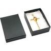 100 Black Stripe Cotton Filled Jewelry Gift Box 3 1/4" view 2