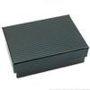 100 Black Stripe Cotton Filled Jewelry Gift Box 3 1/4" view 3
