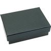 100 Black Stripe Cotton Filled Jewelry Gift Box 3 1/4" view 4