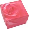 25 Pink Rose Cotton Ring Gift Boxes Jewelry Display view 3