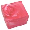 25 Pink Rose Cotton Ring Gift Boxes Jewelry Display view 4