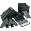 100 Black Stripe Cotton Filled Jewelry Gift Box 8 1/8" view 1