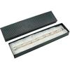 100 Black Stripe Cotton Filled Jewelry Gift Box 8 1/8" view 2