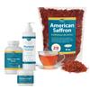 Psoriasis Care Kit - Includes American Saffron Tea, Slippery Elm Bark Powder, Psoriasis Scalp and Body Wash, and Psoriasis Cream. 4 Items Recommended in The Book Healing Psoriasis by Dr. John Pagano view 1