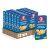 Annie's Macaroni and Classic Cheddar with Organic Pasta, Made with Real Cheese, Dinner Side or Snack, 6 oz (Pack of 12) view 1