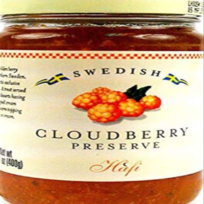 Hafi Swedish Cloudberry Preserves, 14.1 oz Jar