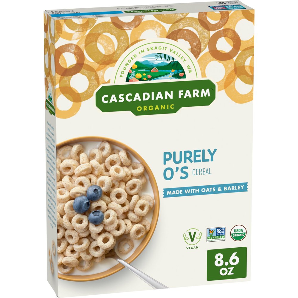 Cascadian Farm, Cereal Purely O's Organic, 8.6 Ounce