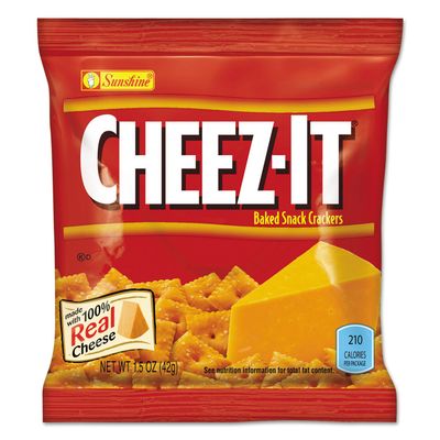 Sunshine Cheez-it, 40% Reduced Fat Cracker, 1.5-Ounce Units (Pack of 60)