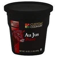 Custom Culinary Au Jus Soup Base, 16-Ounce Units