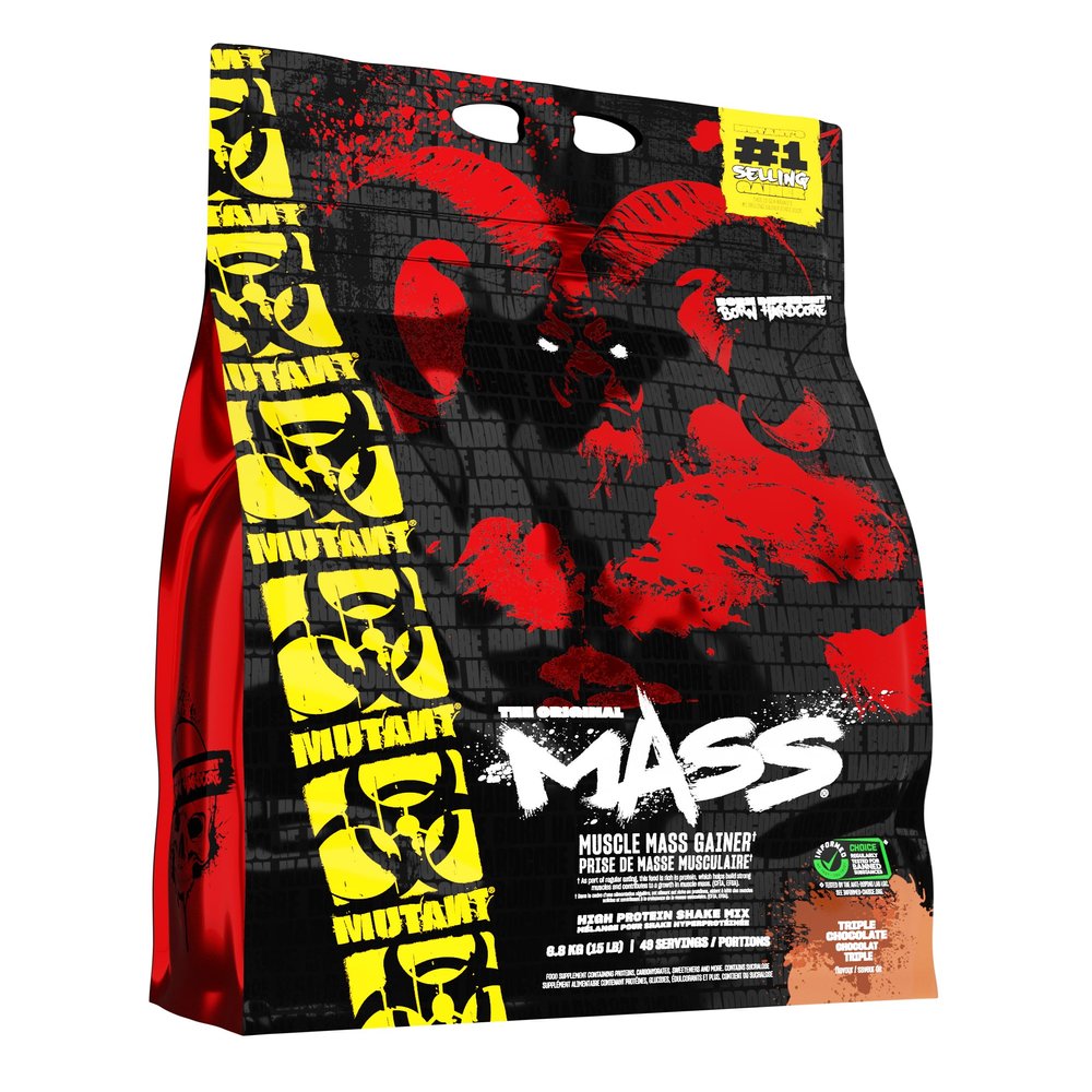 Mutant Mass Weight Gainer Protein Powder - Mass Builder for Bulking and Lean Mass Gainer, The Weight Gainer Men Need to Bulk up  15 Pound  Triple Chocolate