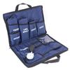 Dixie EMS Aneroid Sphygmomanometer Kit, Manual Blood Pressure Monitor Set with 5 Cuffs for Infant, Child, Adult, Large Adult, Thigh, & Carrying Case  Blue view 1