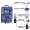 Dixie EMS Aneroid Sphygmomanometer Kit, Manual Blood Pressure Monitor Set with 5 Cuffs for Infant, Child, Adult, Large Adult, Thigh, & Carrying Case  Blue view 2