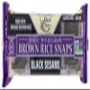Edward & Sons, Brown Rice Snaps, Black Sesame Flavor, Organic, 3.5 oz view 1