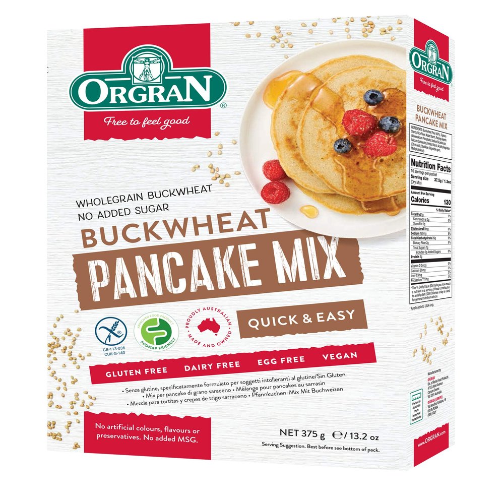 Orgran Gluten Free Buckwheat Pancake Mix - 13.2 oz