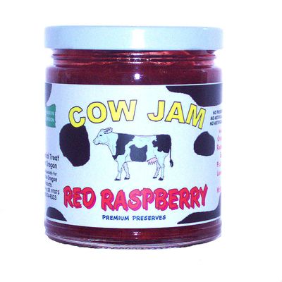 Cow Jam - Red Raspberry Premium Preserve - 12 oz