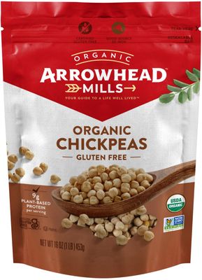 Arrowhead Mills Organic Chickpeas (Garbanzo), 16 oz Bag