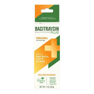 Bacitraycin Plus First Aid Antibiotic, Original, with Moisturizing Aloe, 1 oz.