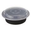 16 OZ Microwaveable Black base with Clear Lid 150 CT [Kitchen] view 1