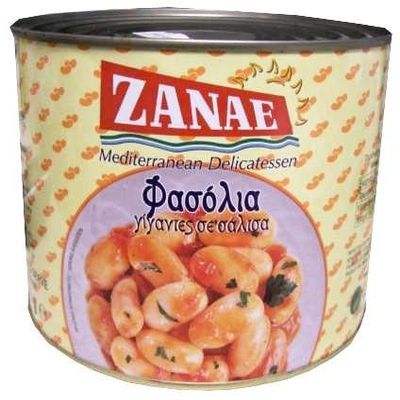 Giant Butter Beans in Tomato Sauce (Zanae) 2000g (4lb 6oz)