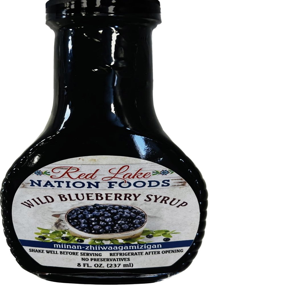 100% MINNESOTA NATURAL-BLUEBERRY Syrup 8oz (Native Handpicked Fruit) NO PRESERVATIVES