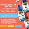 Hawaiian Shaved Ice Syrup Assortment, 3 - 16oz Bottles Of The Most Popular Flavors: Cherry, Grape, Blue Raspberry. Perfect For Shaved ice, Snow Cones, Sodas, Ice Pops, and Slushies. Allergy-friendly view 2