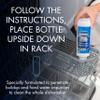 Glisten Dishwasher Cleaner, Removes Limescale, Rust, Grease & Build-Up, Disinfects, Lemon Scent, 12 fl oz view 3
