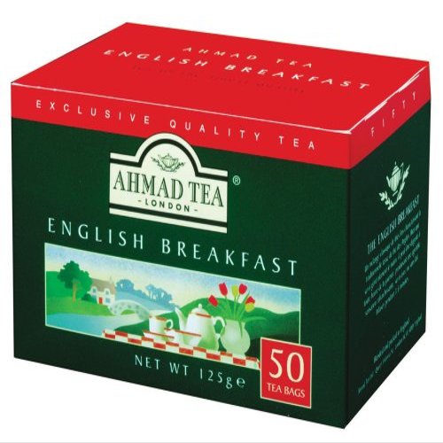 Ahmad English Breakfast Tea, 50 Count 0.35-Ounce Packet