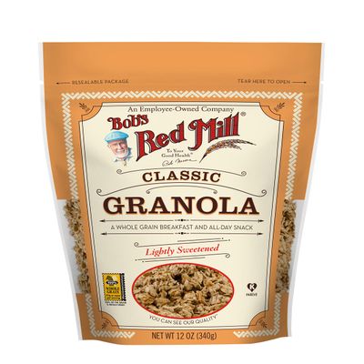 Bob's Red Mill Granola Natural NO-FAT ADDED, 12-ounces (Pack of4)