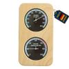 TFA Dostmann Sauna Thermo-Hygrometer Hair Synthetic 40.1004 Heat Resistant Solid Wood L 131 x W 34 x H 240 mm Black Wood view 1