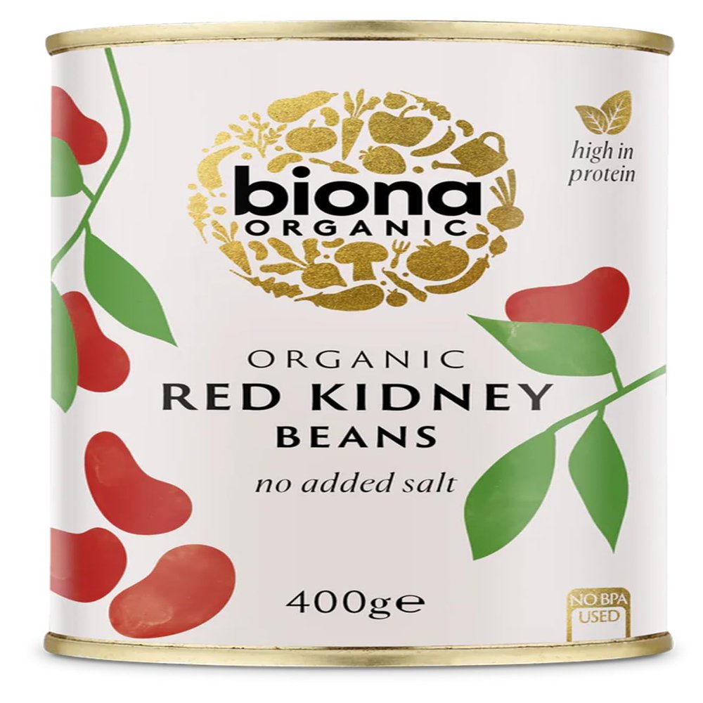 Biona Organic Red Kidney Beans 400g - 3 Pack