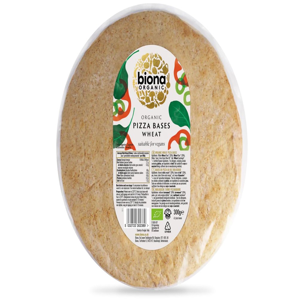 Biona Organic - Wheat Pizza Bases - 300g