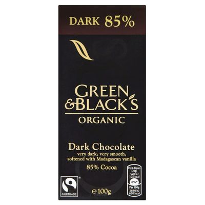 Green & Black's - Dark 85% Chocolate - 100g
