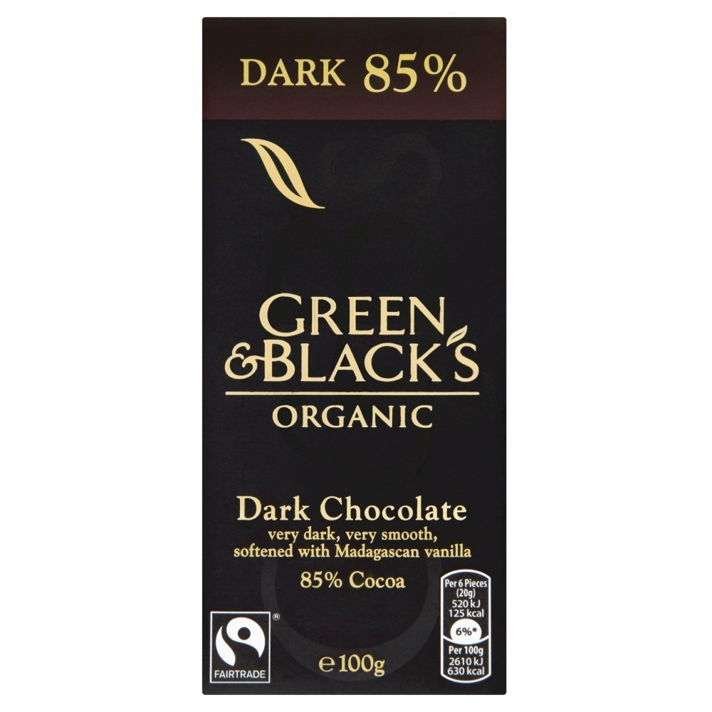 Green & Black's - Dark 85% Chocolate - 100g