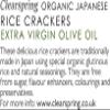 CLEARSPRING Japanese Olive Oil Rice Crackers, 50 GR view 3