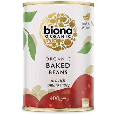 Biona Organic - Canned Baked Beans in Tomato Sauce - 400g