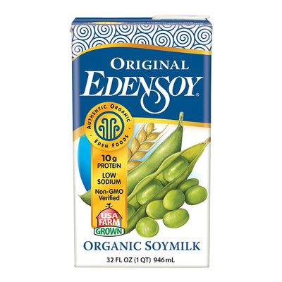 Original EdenSoy, 32 fl oz, Eden Organic Soymilk, Non-GMO, Vegan
