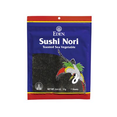 Eden Foods Nori Sushi Toasted 7 Sheets, 0.6 oz