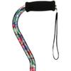 NOVA Designer Walking Cane with Offset Handle, Lightweight Adjustable Walking Stick with Carrying Strap, Canterbury Design view 2