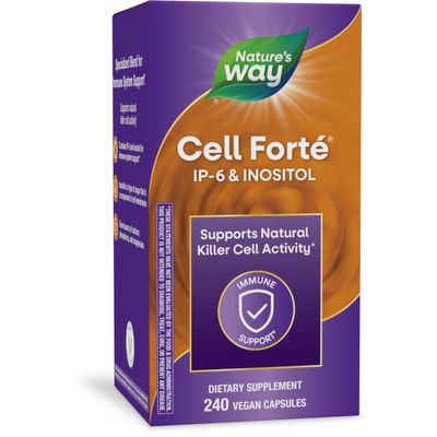 Nature's Way Cell Fort IP-6 & Inositol Immune Support Supplement with Calcium, Phosphorus, and Magnesium*, Gluten-Free, Vegan, 240 Capsules (Packaging May Vary)